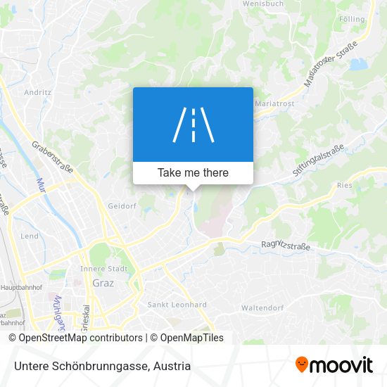Untere Schönbrunngasse map