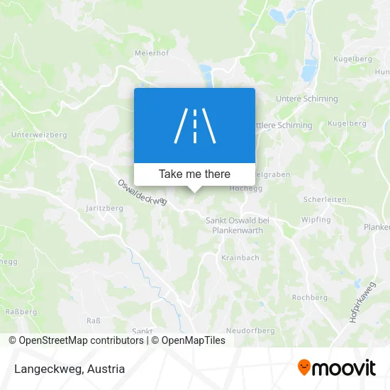 Langeckweg map
