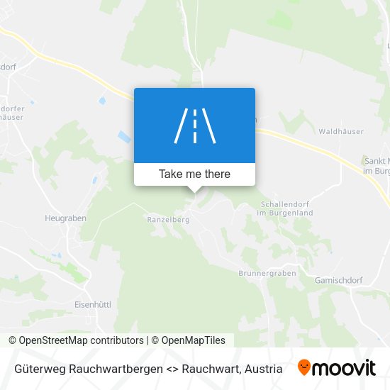 Güterweg Rauchwartbergen <> Rauchwart map