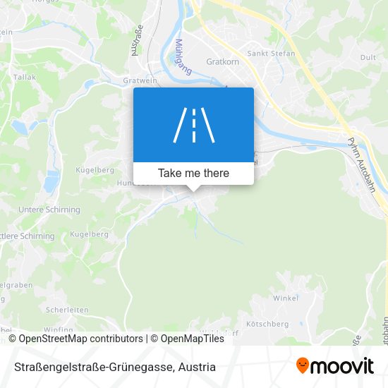 Straßengelstraße-Grünegasse map