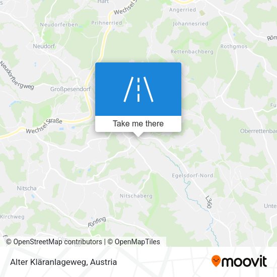 Alter Kläranlageweg map