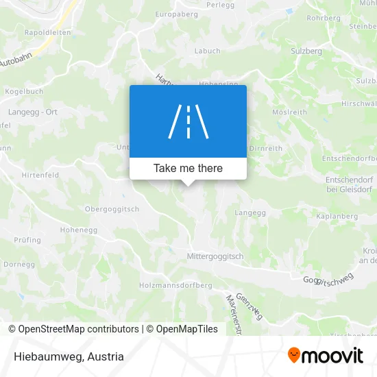 Hiebaumweg map