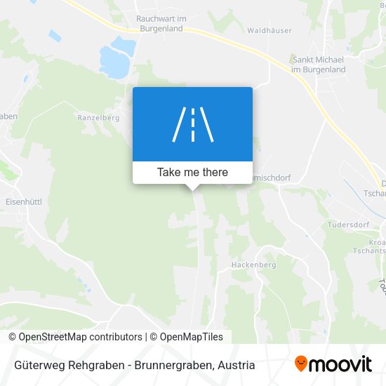 Güterweg Rehgraben - Brunnergraben map