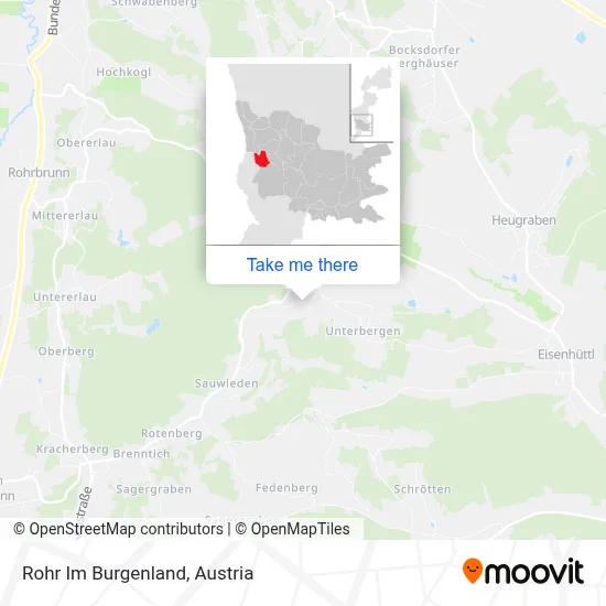 Rohr Im Burgenland map