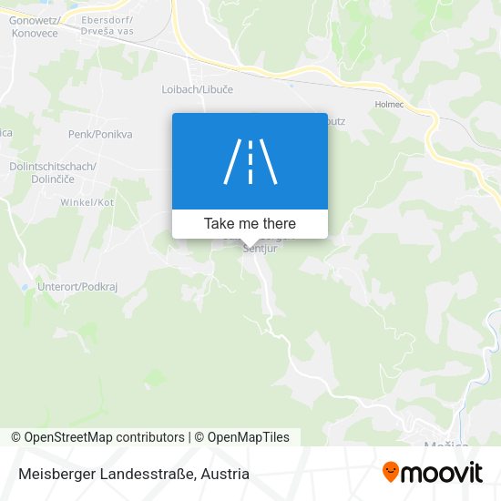 Meisberger Landesstraße map