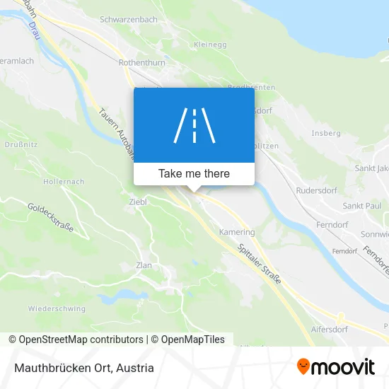 Mauthbrücken Ort map