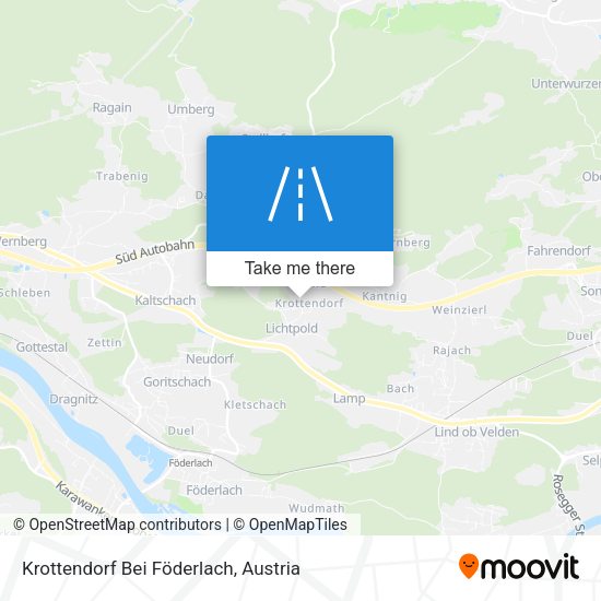 Krottendorf Bei Föderlach map
