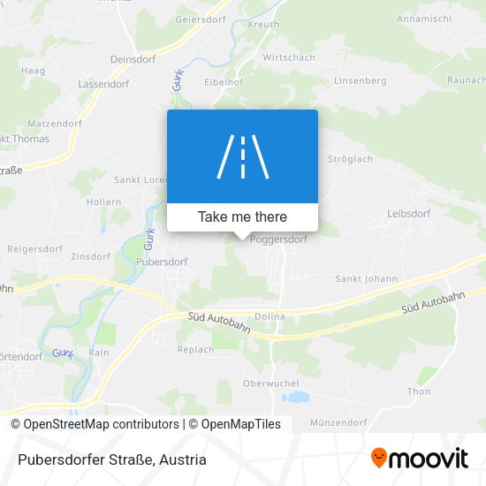 Pubersdorfer Straße map