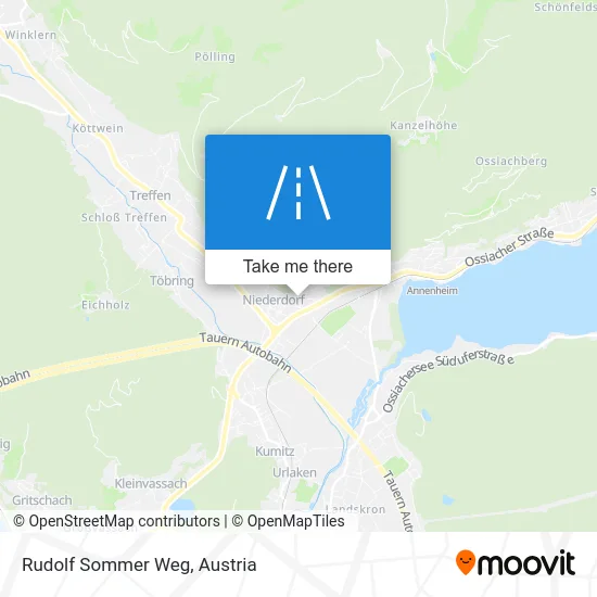 Rudolf Sommer Weg map