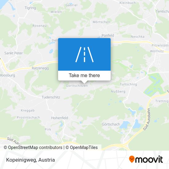 Kopeinigweg map