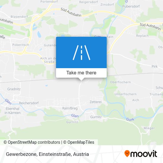 Gewerbezone, Einsteinstraße map