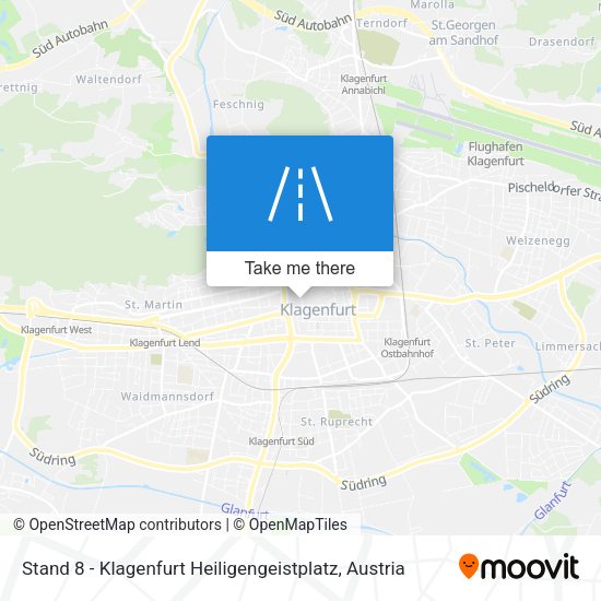 Stand 8 - Klagenfurt Heiligengeistplatz map