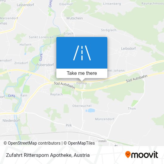 Zufahrt Rittersporn Apotheke map