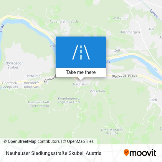 Neuhauser Siedlungsstraße Skubel map