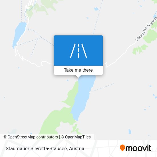 Staumauer Silvretta-Stausee map