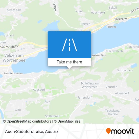 Auen-Süduferstraße map