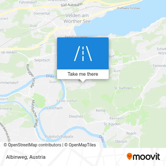 Albinweg map