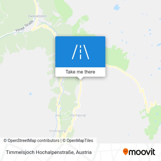 Timmelsjoch Hochalpenstraße map