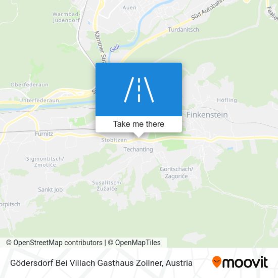 Gödersdorf Bei Villach Gasthaus Zollner map