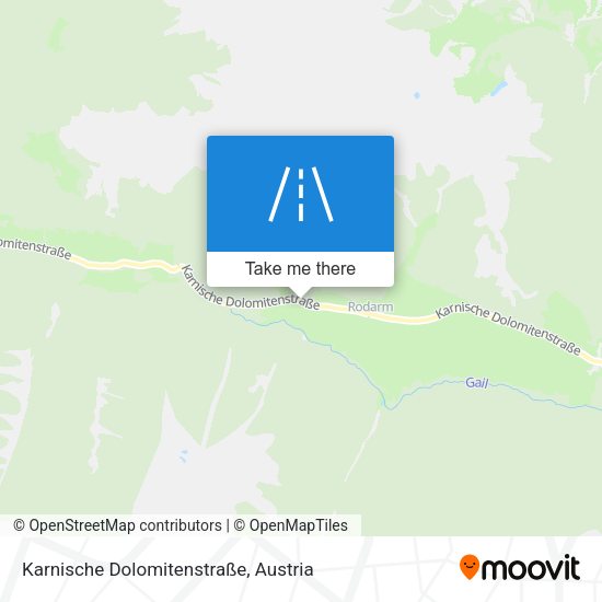 Karnische Dolomitenstraße map