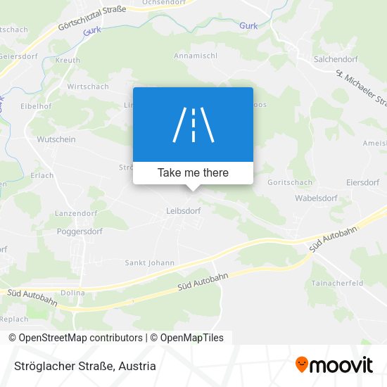 Ströglacher Straße map