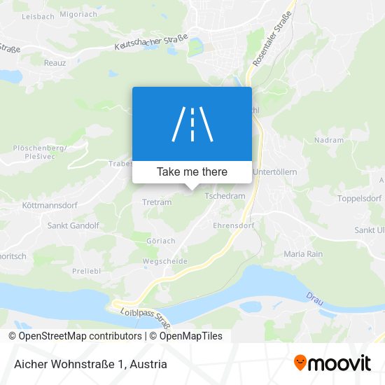 Aicher Wohnstraße 1 map