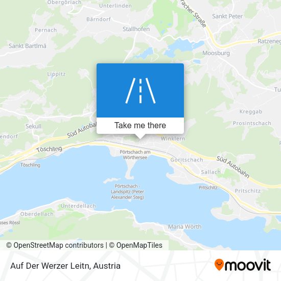 Auf Der Werzer Leitn map