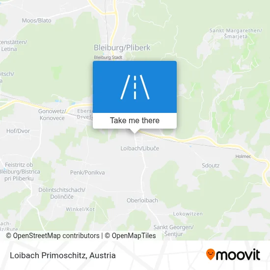 Loibach Primoschitz map