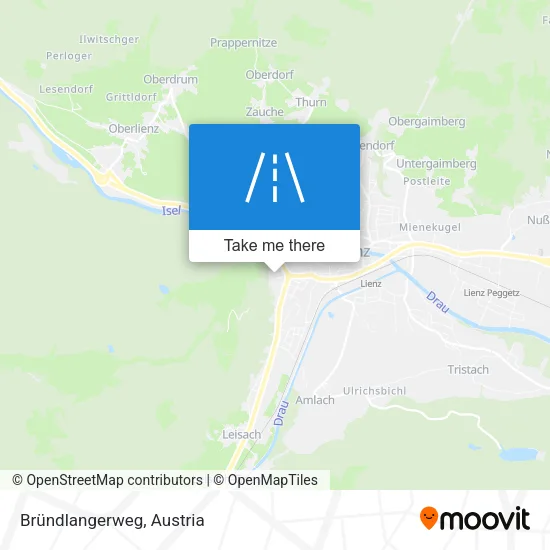 Bründlangerweg map
