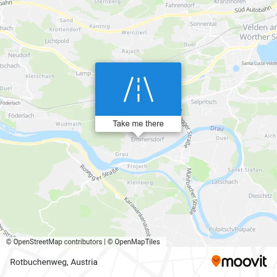 Rotbuchenweg map