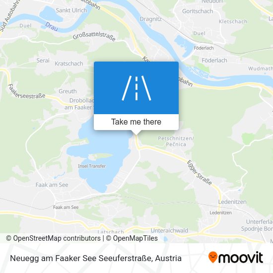 Neuegg am Faaker See Seeuferstraße map