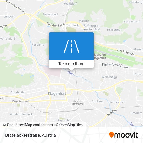 Brateläckerstraße map