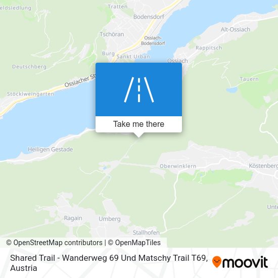 Shared Trail - Wanderweg 69 Und Matschy Trail T69 map