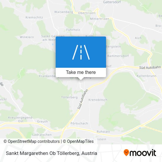 Sankt Margarethen Ob Töllerberg map