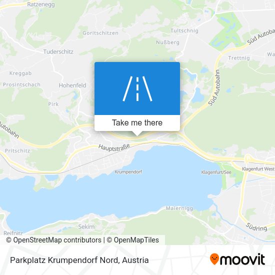 Parkplatz Krumpendorf Nord map