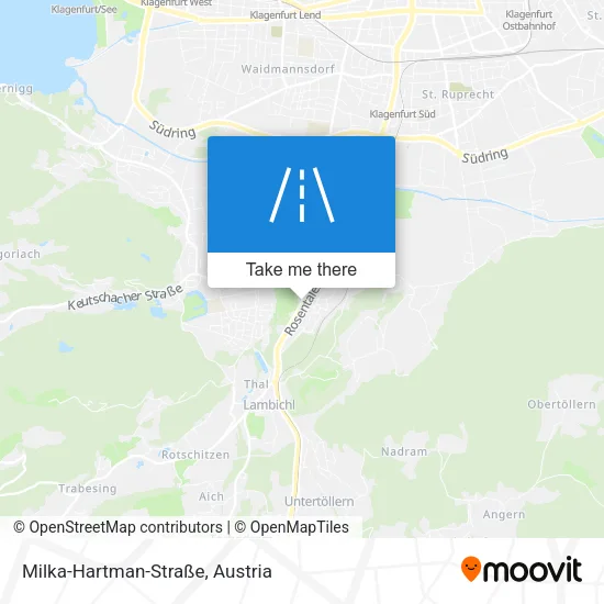 Milka-Hartman-Straße map