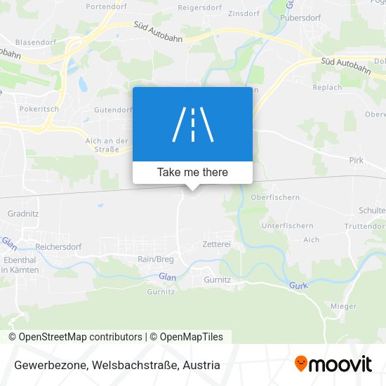 Gewerbezone, Welsbachstraße map