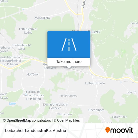 Loibacher Landesstraße map