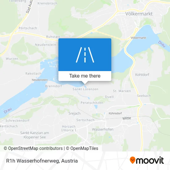 R1h Wasserhofnerweg map