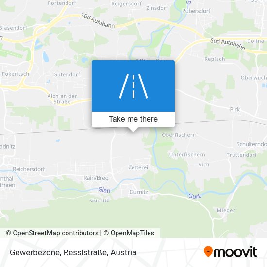 Gewerbezone, Resslstraße map