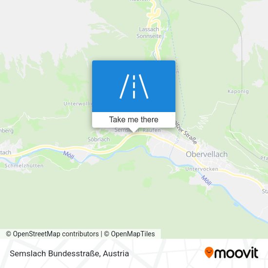 Semslach Bundesstraße map