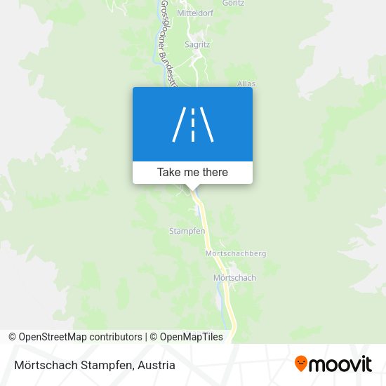 Mörtschach Stampfen map