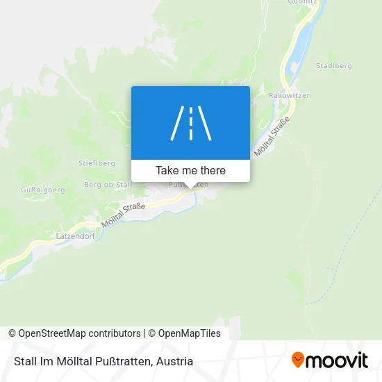 Stall Im Mölltal Pußtratten map