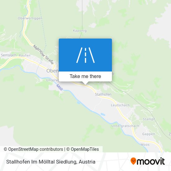 Stallhofen Im Mölltal Siedlung map