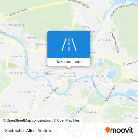 Seebacher Allee map