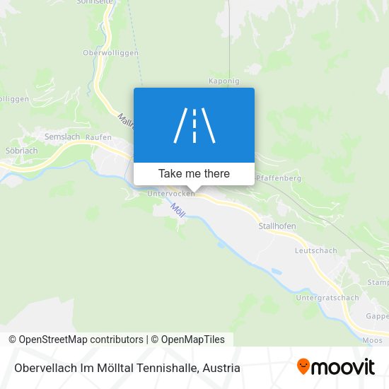 Obervellach Im Mölltal Tennishalle map