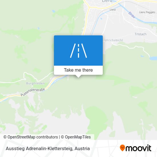 Ausstieg Adrenalin-Klettersteig map
