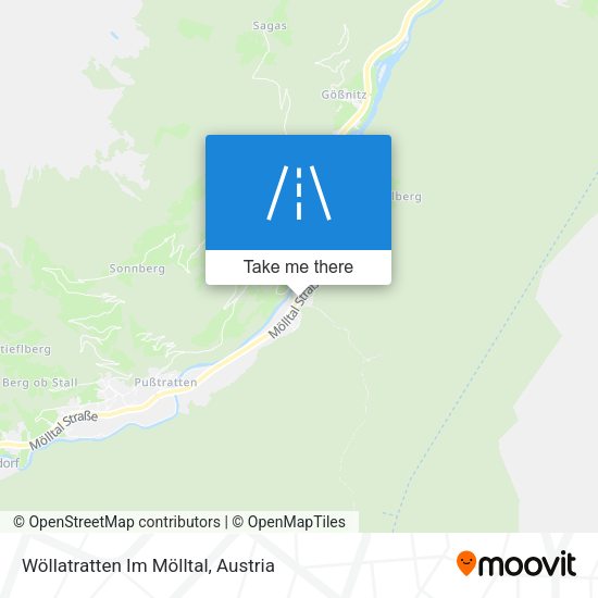 Wöllatratten Im Mölltal map