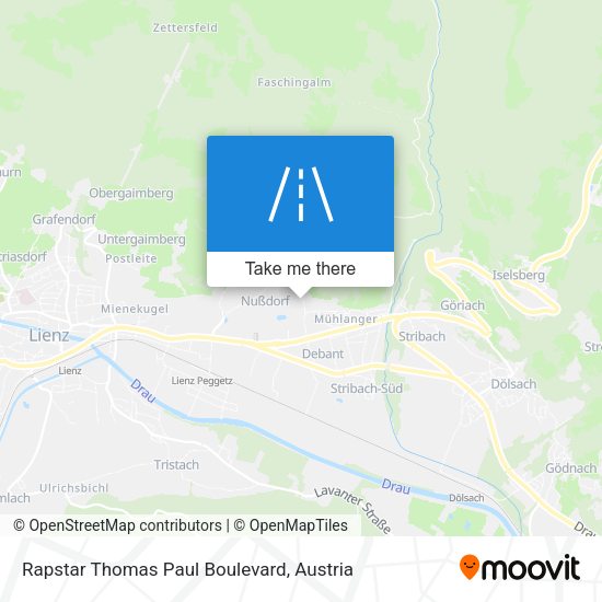 Rapstar Thomas Paul Boulevard map