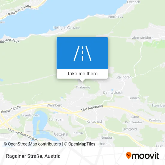 Ragainer Straße map